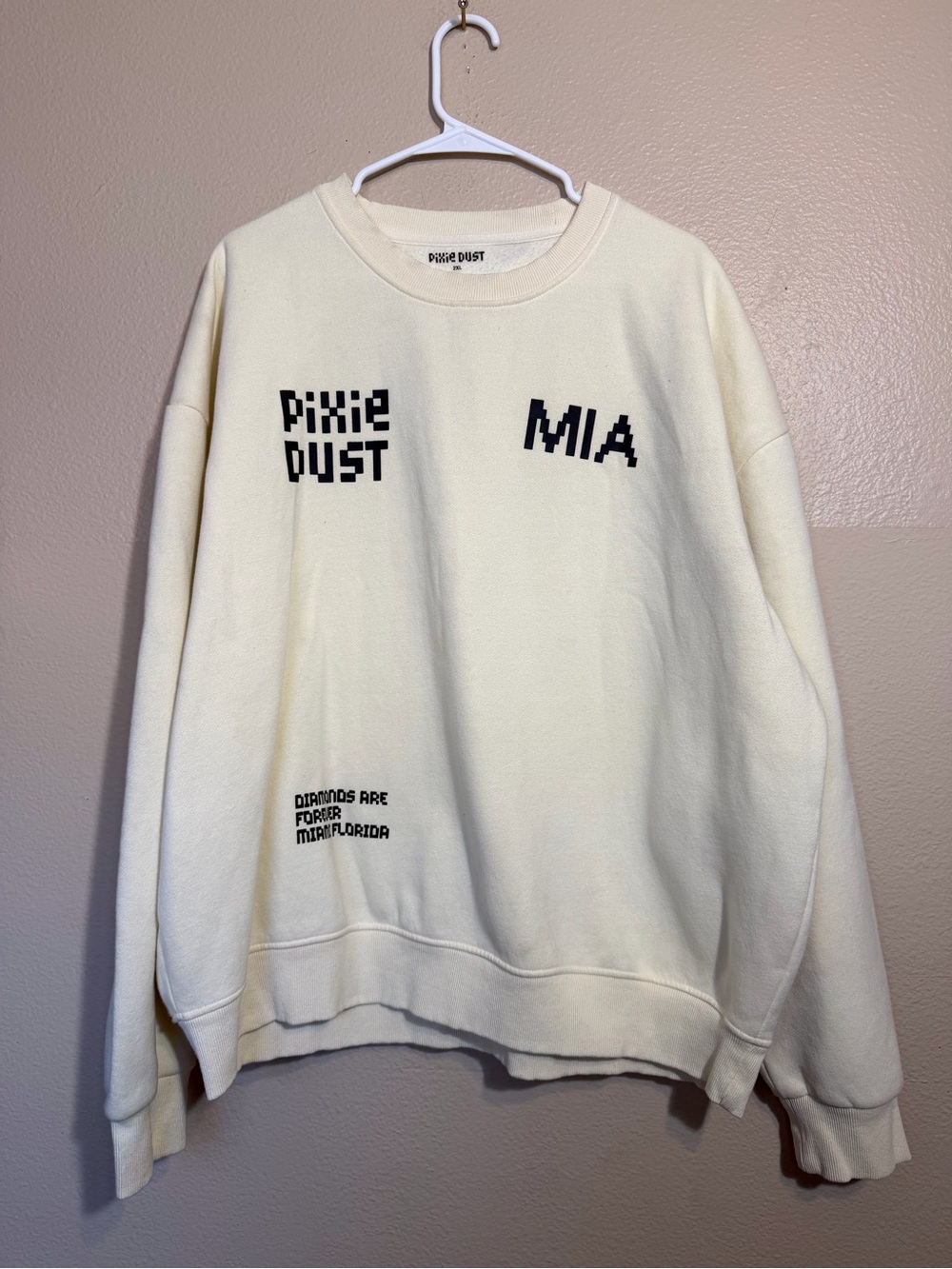 Pixie Dust Brands "Intentional Distortion" graphic sweatshirt men’s 2XL